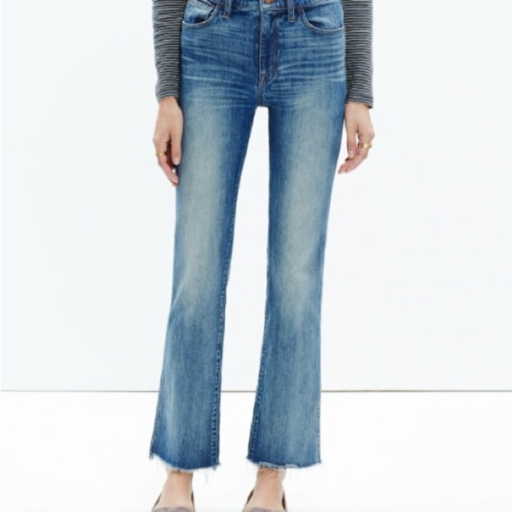 Madewell 10” High Riser Cali Demi Boot Leg Jean